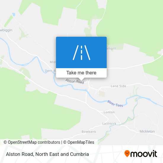 Alston Road map