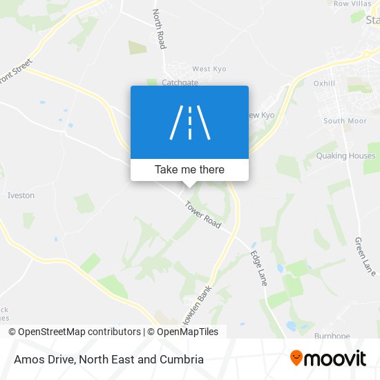 Amos Drive map