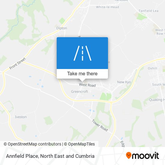 Annfield Place map