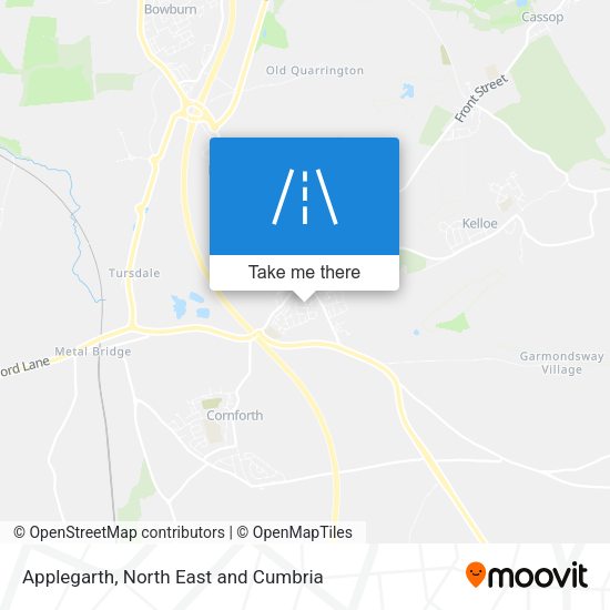 Applegarth map