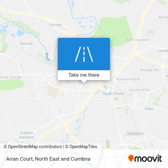 Arran Court map