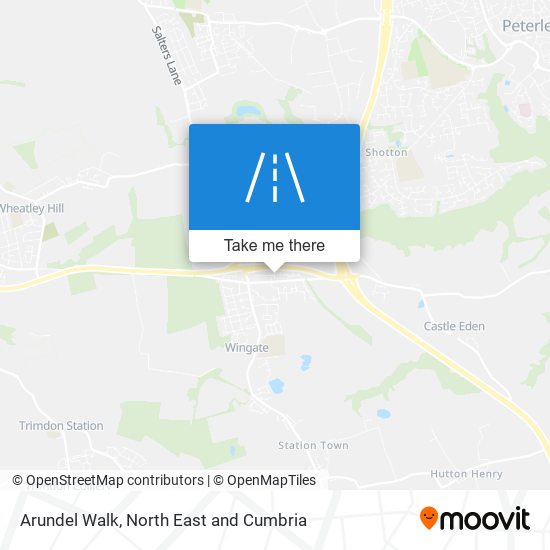 Arundel Walk map