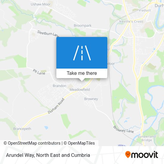 Arundel Way map