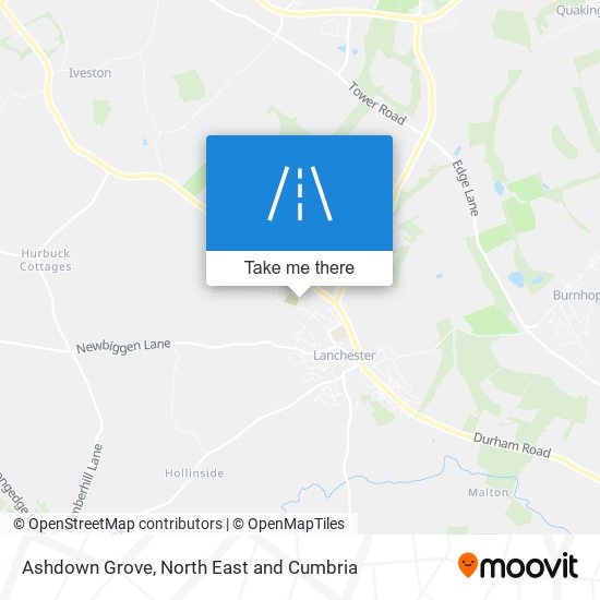 Ashdown Grove map