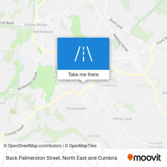 Back Palmerston Street map