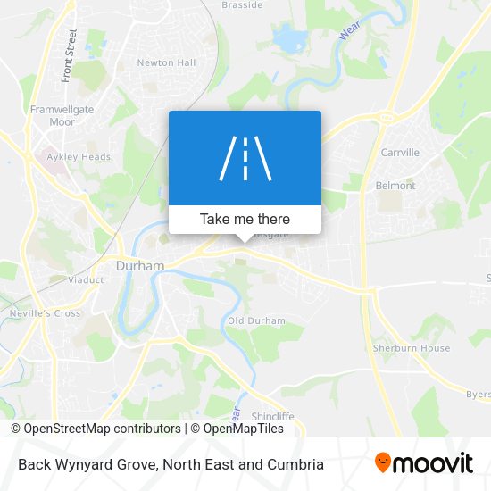 Back Wynyard Grove map