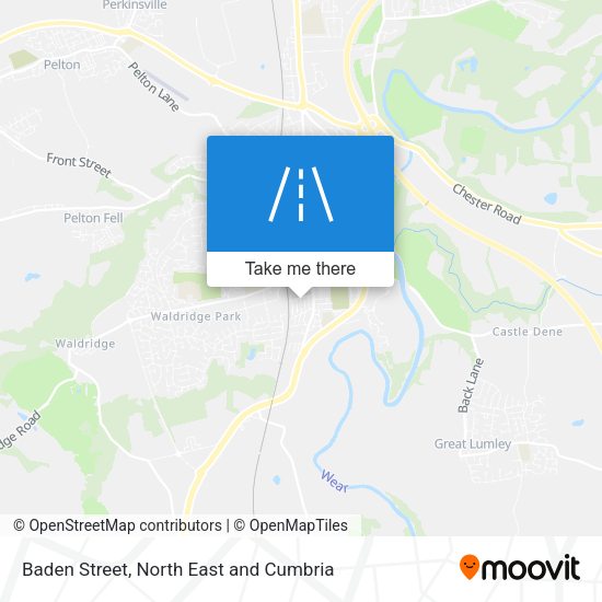 Baden Street map