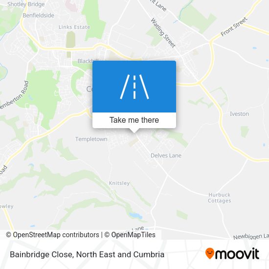 Bainbridge Close map
