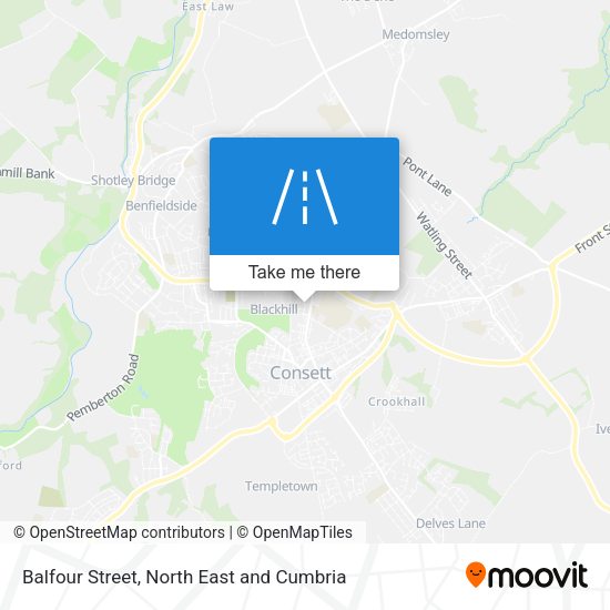 Balfour Street map