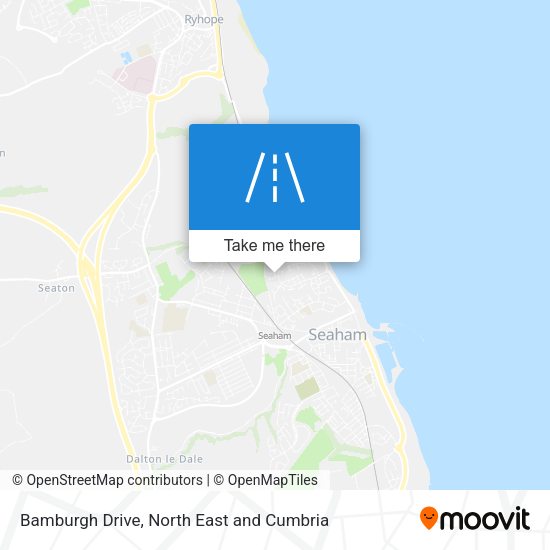 Bamburgh Drive map