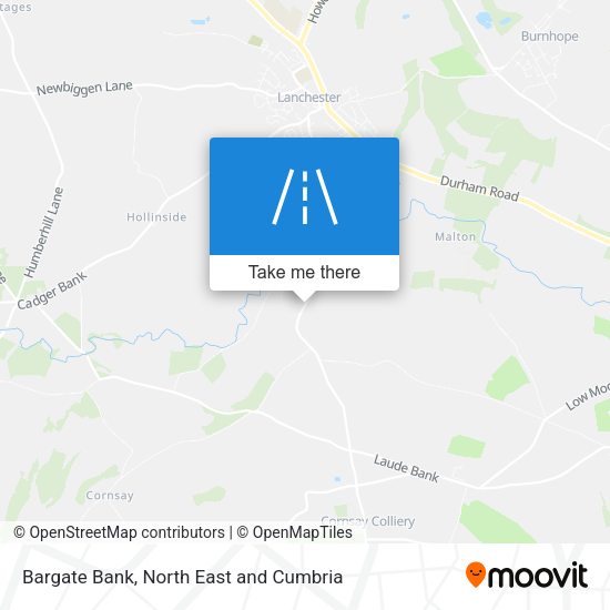 Bargate Bank map