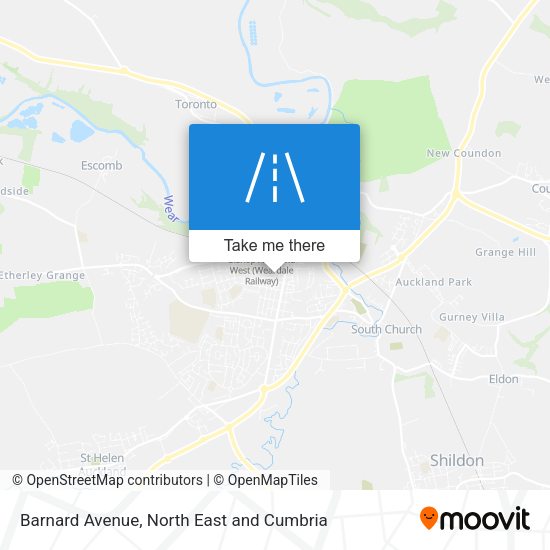 Barnard Avenue map