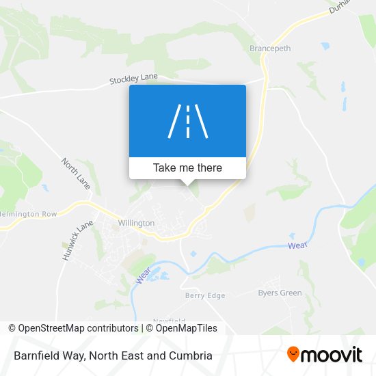Barnfield Way map