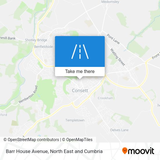 Barr House Avenue map
