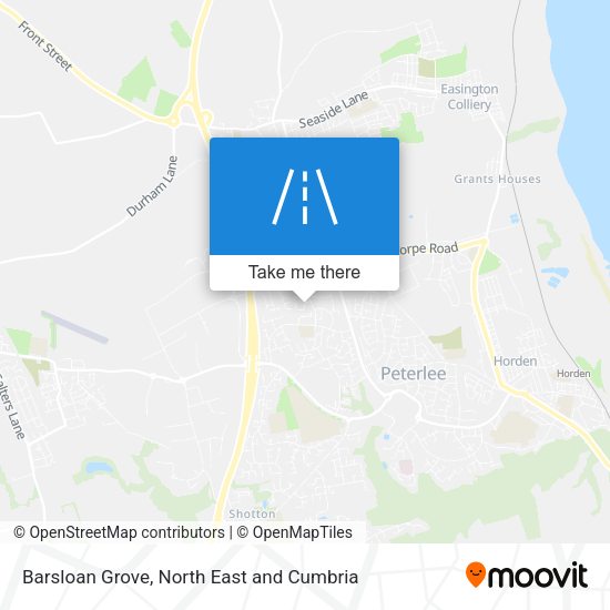 Barsloan Grove map