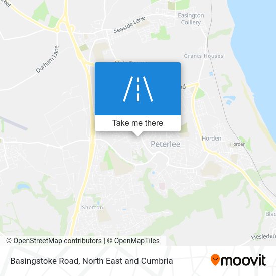 Basingstoke Road map