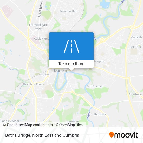Baths Bridge map