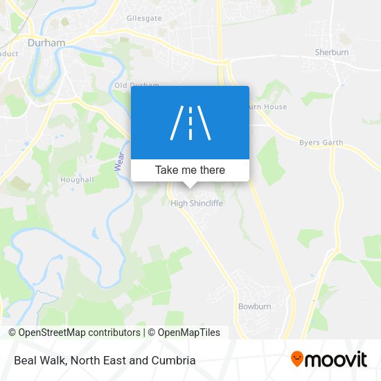 Beal Walk map