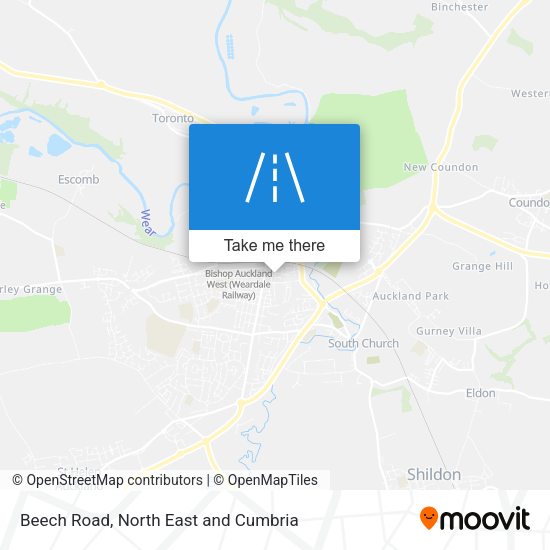 Beech Road map