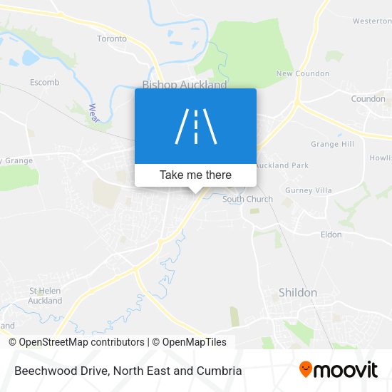 Beechwood Drive map