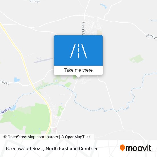 Beechwood Road map