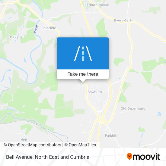 Bell Avenue map
