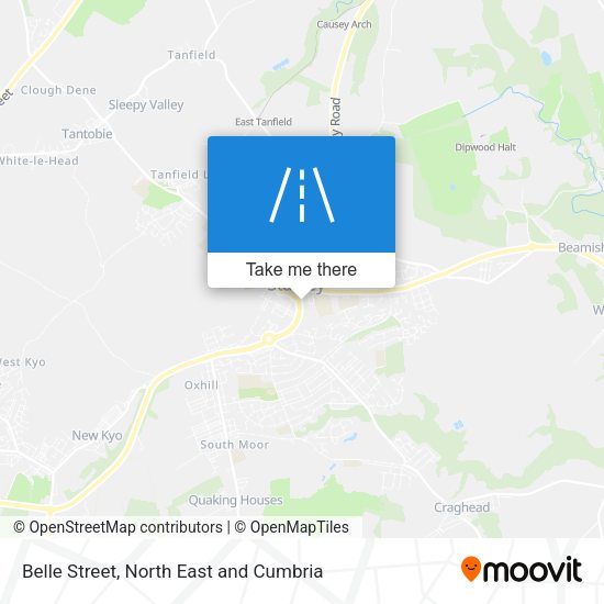 Belle Street map