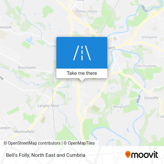 Bell's Folly map