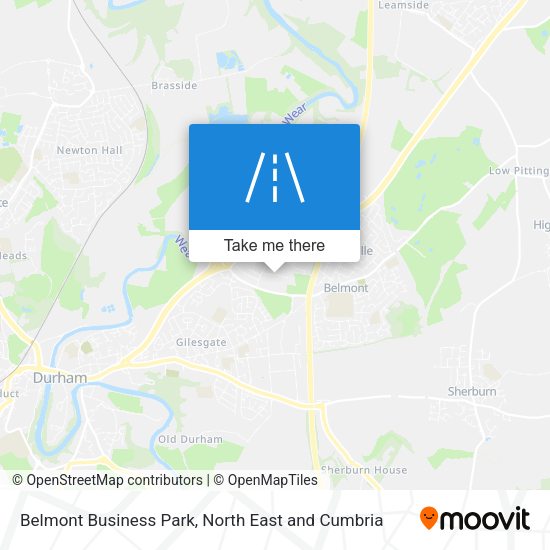 Belmont Business Park map