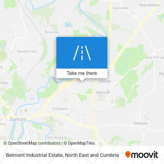 Belmont Industrial Estate map