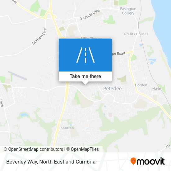 Beverley Way map