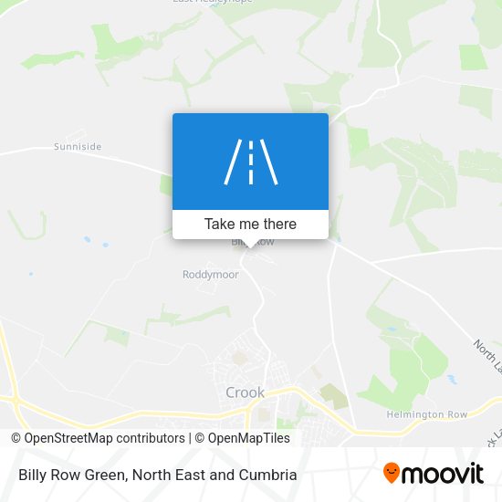 Billy Row Green map
