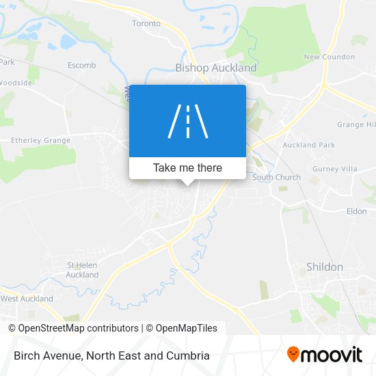 Birch Avenue map