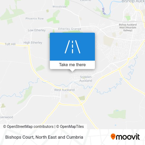 Bishops Court map