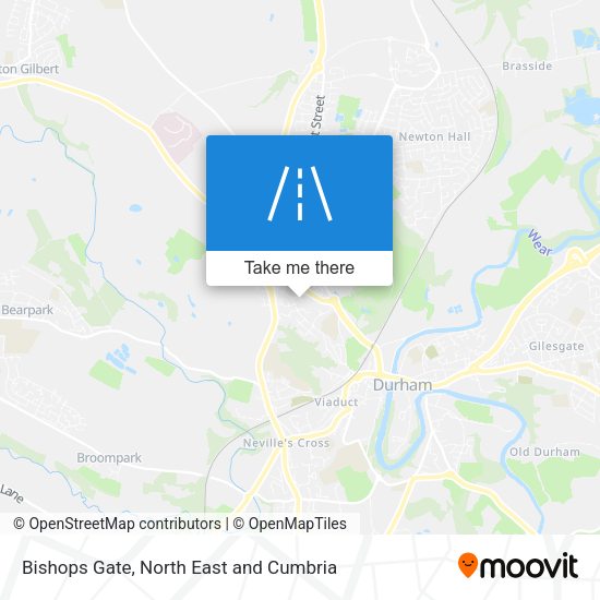 Bishops Gate map