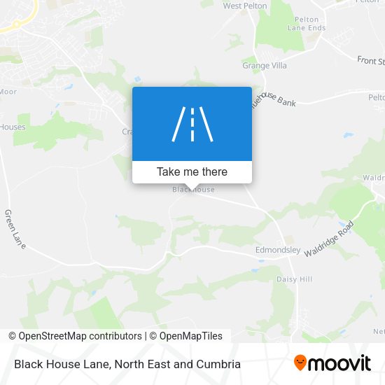 Black House Lane map