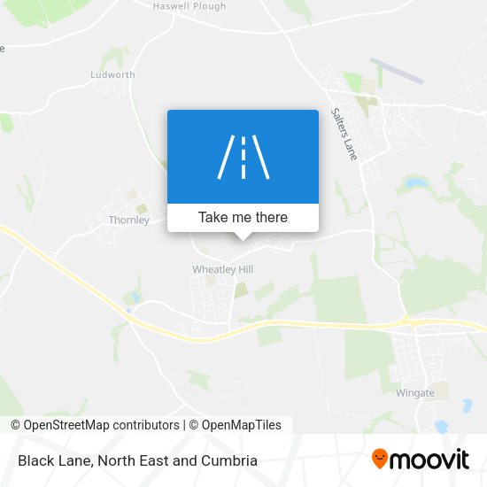 Black Lane map
