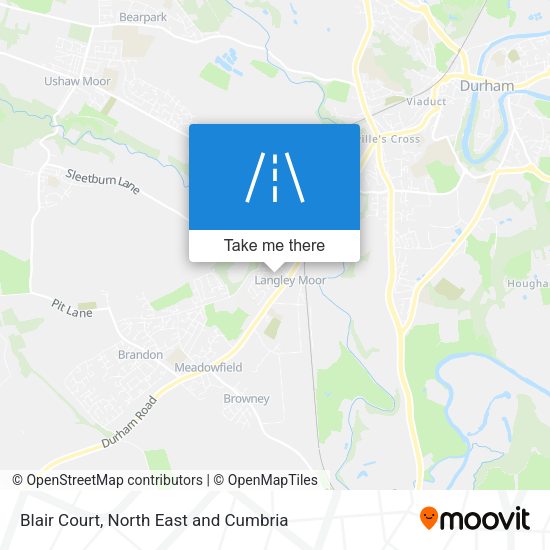 Blair Court map