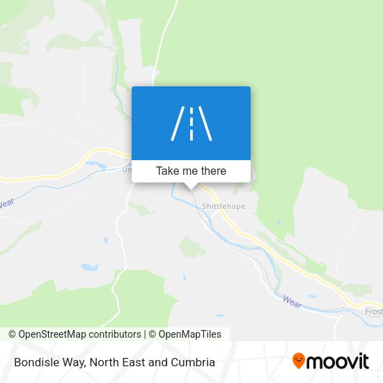 Bondisle Way map