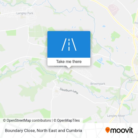 Boundary Close map