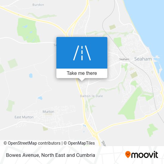 Bowes Avenue map