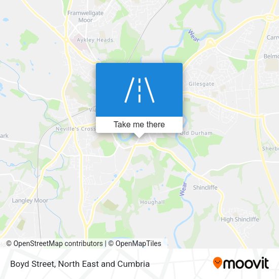 Boyd Street map