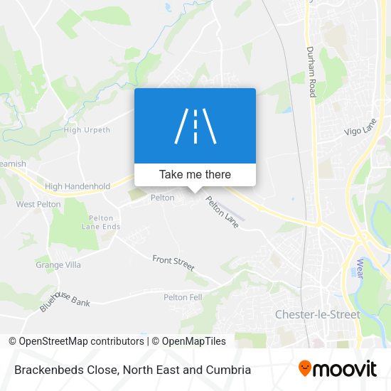 Brackenbeds Close map
