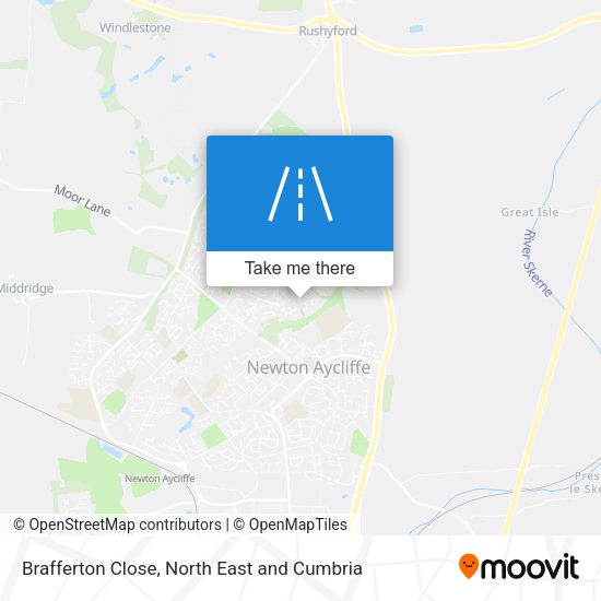 Brafferton Close map