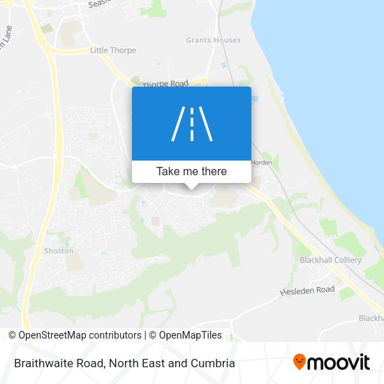 Braithwaite Road map
