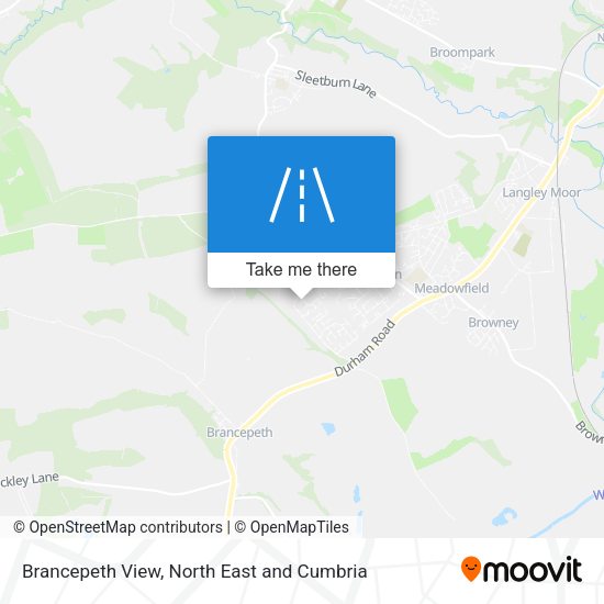 Brancepeth View map