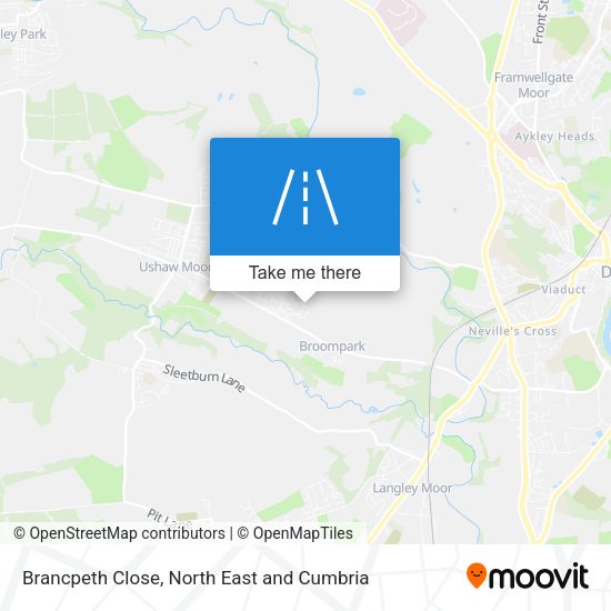 Brancpeth Close map
