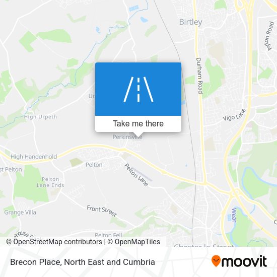 Brecon Place map