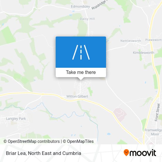 Briar Lea map