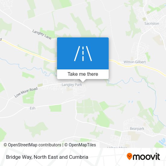 Bridge Way map